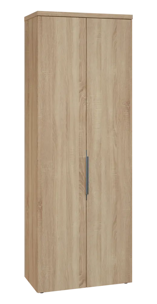 SISR 6 - 81 šatní skříň, 2-dveřová, výsuvné ramínko, 2170x800x400, dub bardolino